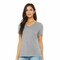BELLA + CANVAS® Women's Relaxed Heather CVC V-Neck Short Sleeve T-Shirt - 6405CVC